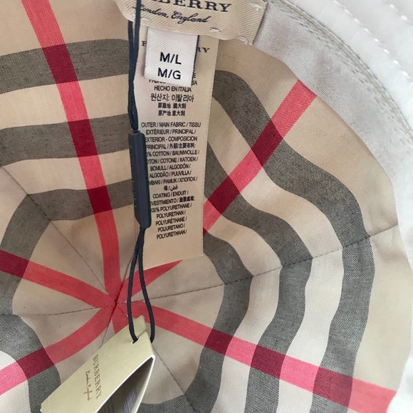 NEW with Tags Burberry Brit Woman’s Hat Size: M/L - Picture 5 of 6